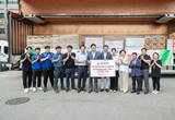 ㈔인천서구중소기업경영자협의회, 청라 아파트 화재 피해 주민들에 지원물품 및 기부금 전달,