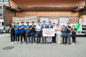 ㈔인천서구중소기업경영자협의회, 청라 아파트 화재 피해 주민들에 지원물품 및 기부금 전달,