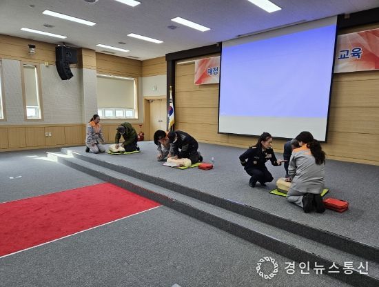 인천 중구, 2025년도 상반기 재정지원일자리 참여자 대상 안전교육