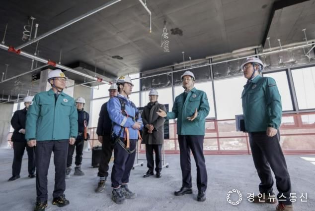 ‘사전대응 시스템’운영 일환으로 진행 중인 성사혁신지구 공사 현장점검
